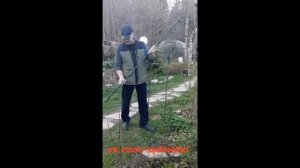 Опоры под штамбовые розы. Support for the standard rose.