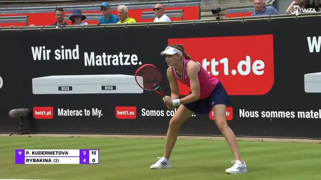 Polina Kudermetova Vs. Elena Rybakina | 2023 Berlin Round 1 | WTA Match Highlights