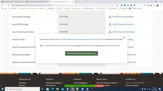 Como solucionar la descarga de java смотреть онлайн