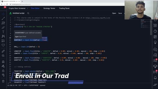 5 EMA Intraday Trading Strategy |  1:3 Risk Reward Ratio | Tradingview Pinescript |