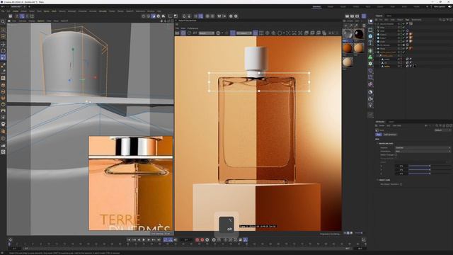 Product Modeling and Rendering _ Perfume Bottle смотреть онлайн