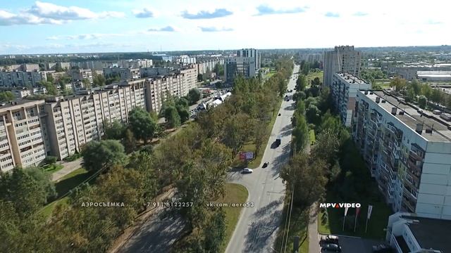 Улица Щусева и Новый мост через Волхов смотреть онлайн