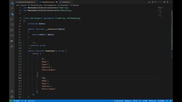 #05 - Laravel Excel - Headings смотреть онлайн