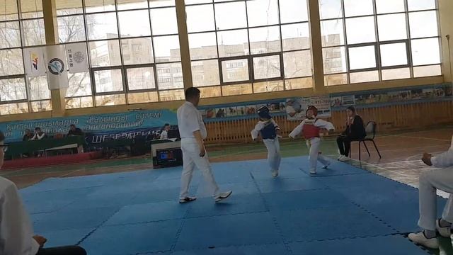 Бажиков Ерканат 1 место. Чемпионат ЗКО по таеквондо WT смотреть онлайн