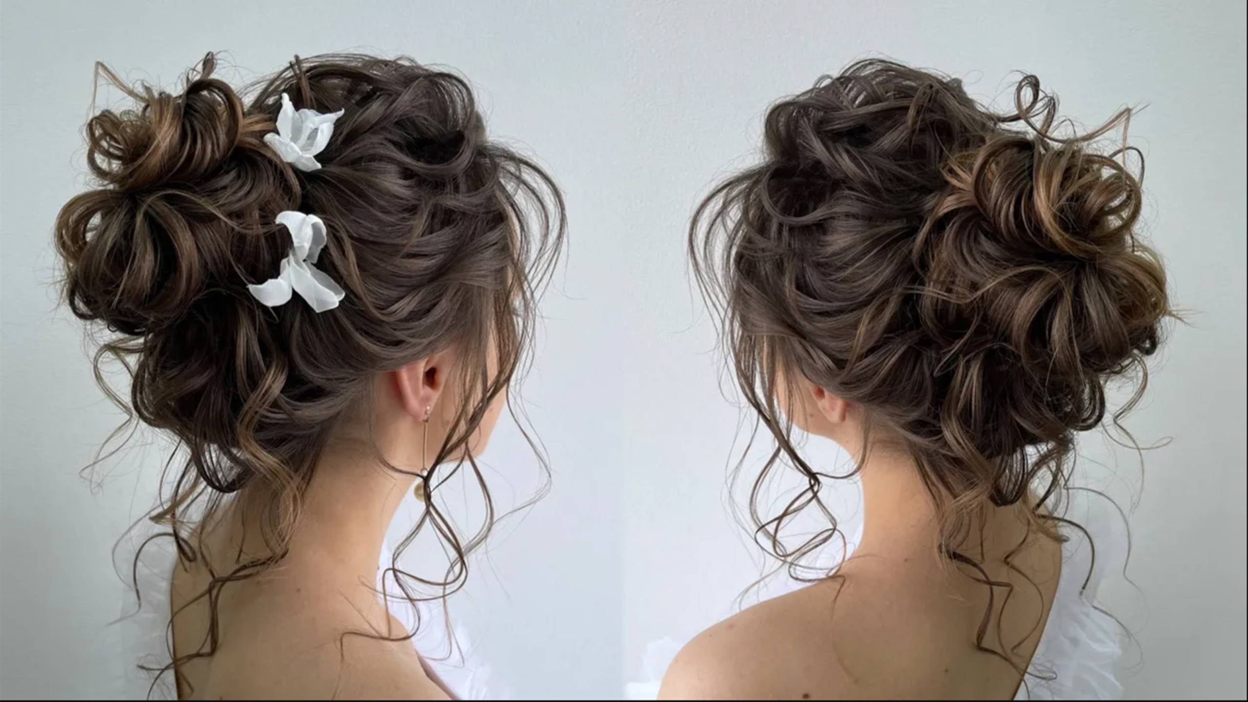 Красивая причёска-пучок смотреть онлайн