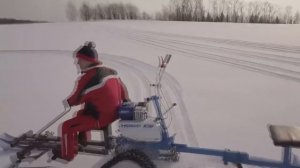 Как сделать из мотоблока снегоход? Мотособака!