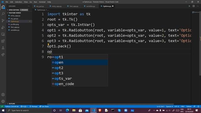 How to Make GUIs for Python Apps | Episode 7: Tkinter Radiobuttons смотреть онлайн