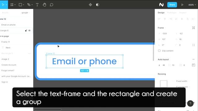 Google's Animated Text Box in Figma ? tutorial | Figma tutorial | Figma Beta смотреть онлайн