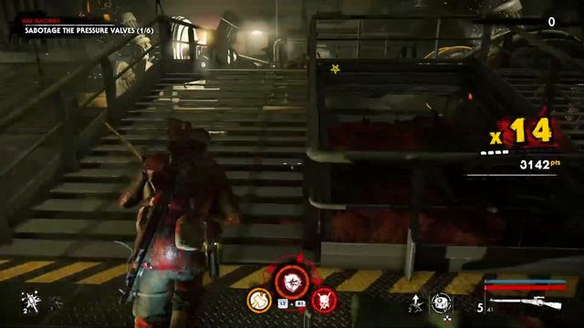 Zombie Army 4: Dead War (PS4) - Solo Campaign on Hard Difficulty with 4 Players Enemy Setup (Part 4 смотреть онлайн