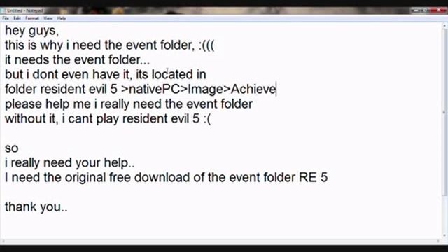 Resident Evil 5 error/problem needs help! i need one file смотреть онлайн
