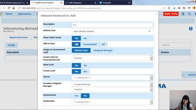 Live "Bitrix24 & Asterisk integración. Guía de configuración" — InformUnity смотреть онлайн
