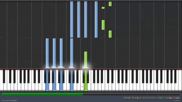 Adventure Time - Fry Song (Piano + Synthesia) смотреть онлайн