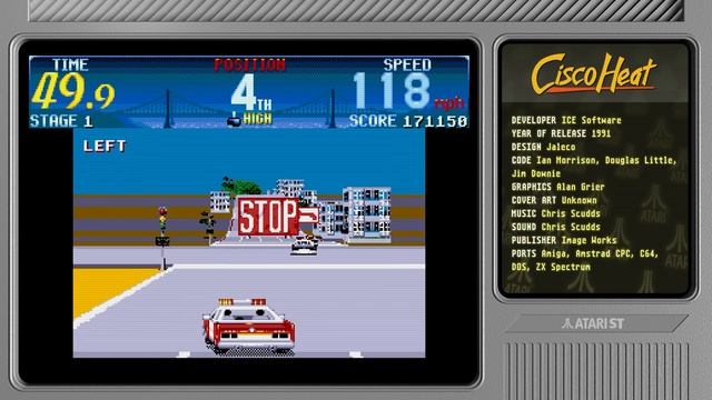 Cisco Heat - Quick Look - Atari ST смотреть онлайн