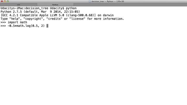 Entropy Calculation Part 5 - Intro to Machine Learning смотреть онлайн