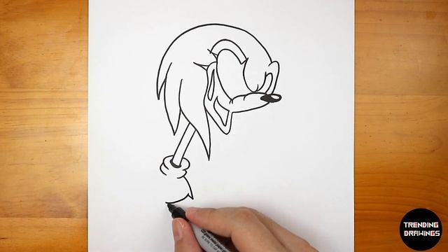 How To Draw Knuckles - FNF MOD Sonic EXE V2.0 - Step by Step смотреть онлайн