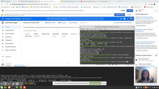 Hello word en Kubernetes смотреть онлайн