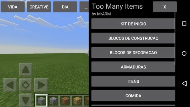 MOD TOO MANY ITEMS : BLOCK LAUCHER COM SUPORTE JS смотреть онлайн