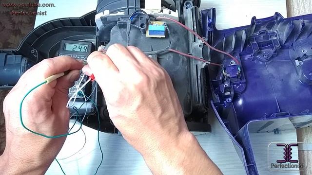 Ремонт ПЫЛЕСОСА LG, НЕИСПРАВНОСТЬ ЭЛЕКТРОДВИГАТЕЛЯ.