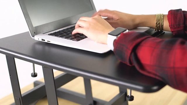 DESK-V000A Sit to stand desk converter by VIVO смотреть онлайн
