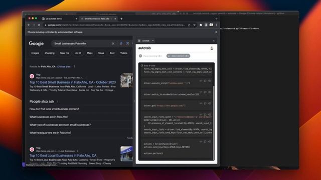 Autotab: An AI powered Chrome extension to create Selenium scripts смотреть онлайн