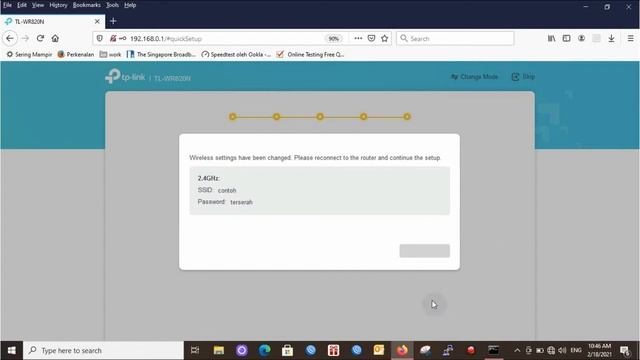 Cara Setting  TPLINK TL-WR820N Mode Router WAN Dynamic IP