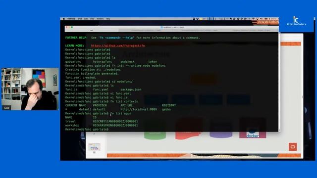 Gabriele Provinciali presenta la piattaforma serverless open source Fn Project смотреть онлайн