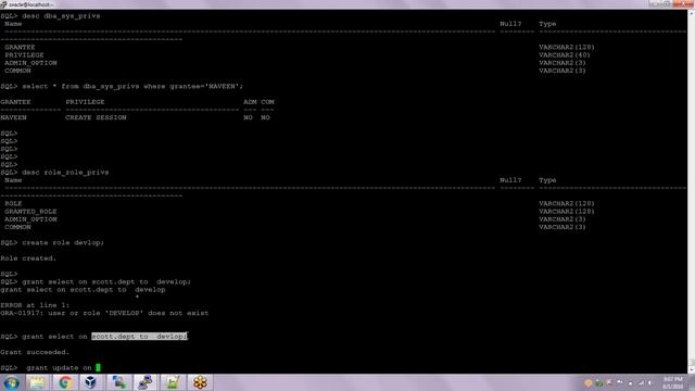 Oracle DBA Basics_Creating Profile and Roles in Oracle_Class 7 смотреть онлайн