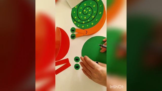 Мастер-класс: аппликация из кругов "Веселая улитка" смотреть онлайн