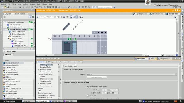 Weintek HMI Connect With PLC S7-1500 And Simulation