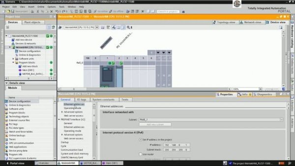 Weintek HMI connect with PLC S7-1500 and simulation