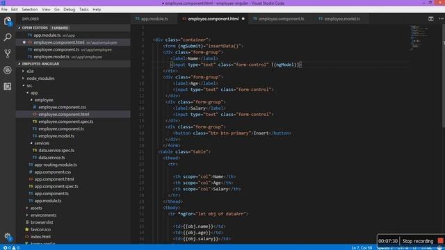 #WithMe Insert data from Angular to Database using Laravel Api (Full Stack Video Tutorial) смотреть онлайн
