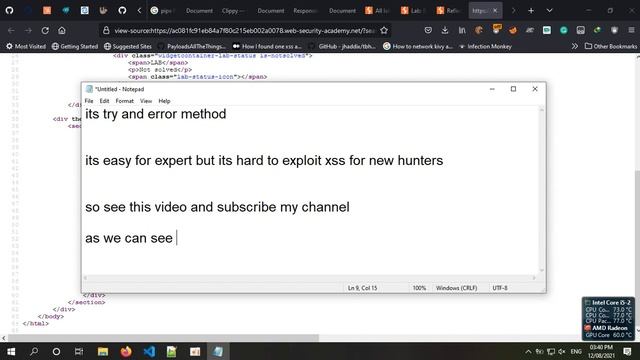 Reflected XSS into HTML context with nothing encoded | XSS | PortSwigger Lab смотреть онлайн