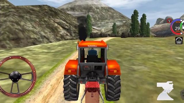 Real Tractor Trolley Cargo Farming Simulator Gameplay – Tractor Gadi Games #43 - Android Gameplay смотреть онлайн