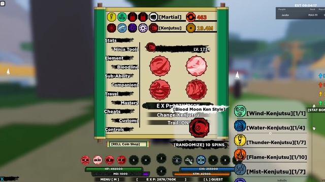 [CODE] *MAX* BLOOD MOON KENJUTSU FULL SHOWCASE! | Shindo Life | Shindo Life Codes смотреть онлайн