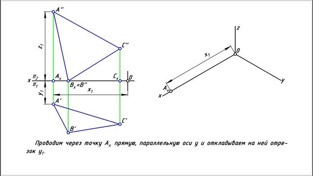 Изометрическая проекция треугольника смотреть онлайн