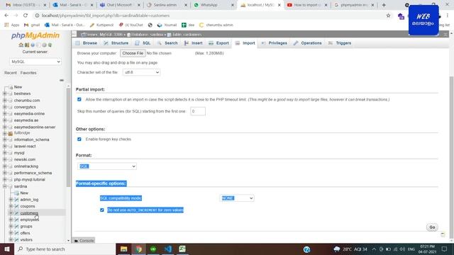 How to import Excel file in MySQL using phpMyAdmin with auto increment смотреть онлайн