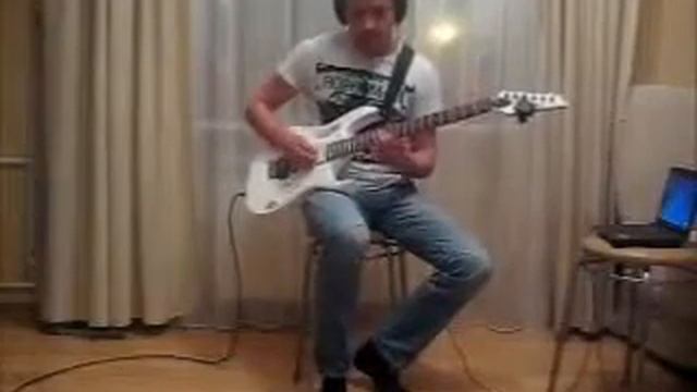 Александр Леонов, мой первый ученик-профессионал - Joe Satriani, Heartbeats смотреть онлайн