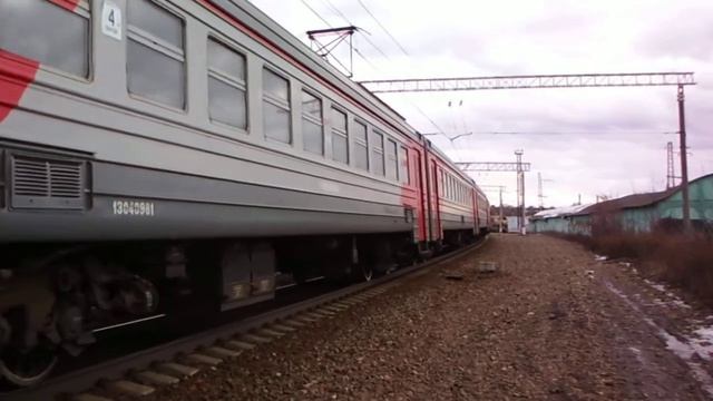 Бывший "Серпуховский экспресс" - ЭД4МК-0020 в Коломне смотреть онлайн
