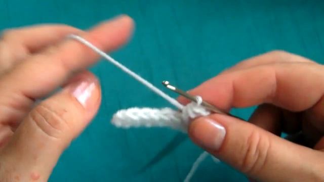 ВЯЗАНИЕ КРЮЧКОМ ПОЛУСТОЛБИК С ОБРАТНЫМ НАКИДОМ УРОК 8 / Crochet смотреть онлайн