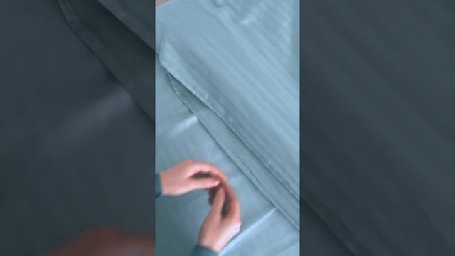 Постельное белье из сатин-страйпа 1*1 голубой - Компания Атмосфера смотреть онлайн