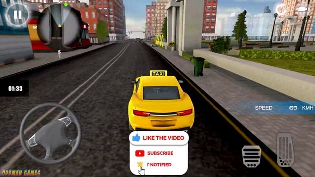 Taxi PicknDrop - 3D Games 2023 | Drive a Muscle Car Taxi! | Car Driving Game смотреть онлайн