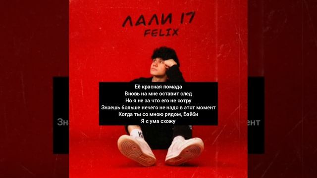 Текст Песни FELIX-Лали 17