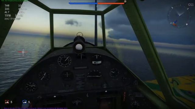War Thunder. ИБ. Пелелиу. Брюстер F2A "Буффало" США смотреть онлайн