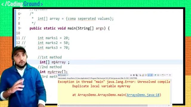 What is Array in Java | Declaration of Arrays in Java смотреть онлайн