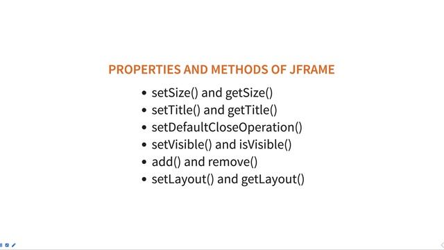 JFrame in java смотреть онлайн