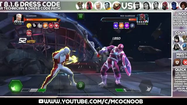 MCOC Act 8.1.6 - Power Technician, Dress code & Special Burst Lockdown -Scytalis Armor Overwhelming смотреть онлайн