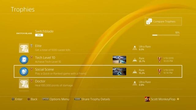 PS4 FREE TO PLAY SWITCHBLADE TROPHIES & Platinum Trophy Guide to 100% смотреть онлайн