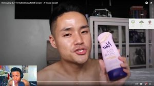 Reacting To Removing BUTT HAIRS Using NAIR Cream - A Visual Guide!