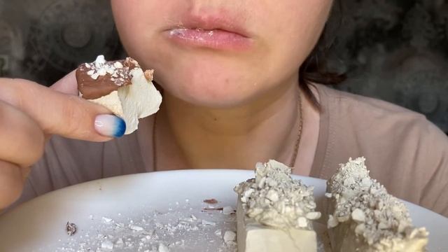 ASMR Sawn in paste ~ Асмр Пиленые в пасте смотреть онлайн
