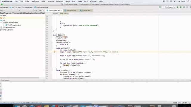 Java - Hashmap implementation to store words смотреть онлайн